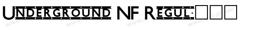 Underground NF Regul字体转换